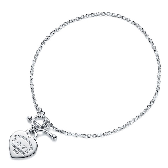 Return to Tiffany & Co. heart toggle bracelet-NEW! - Picture 1 of 11